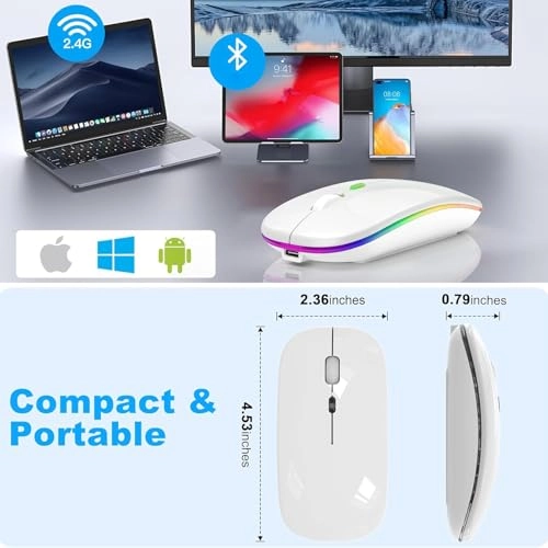 Wireless Mouse - 2.4G Bluetooth