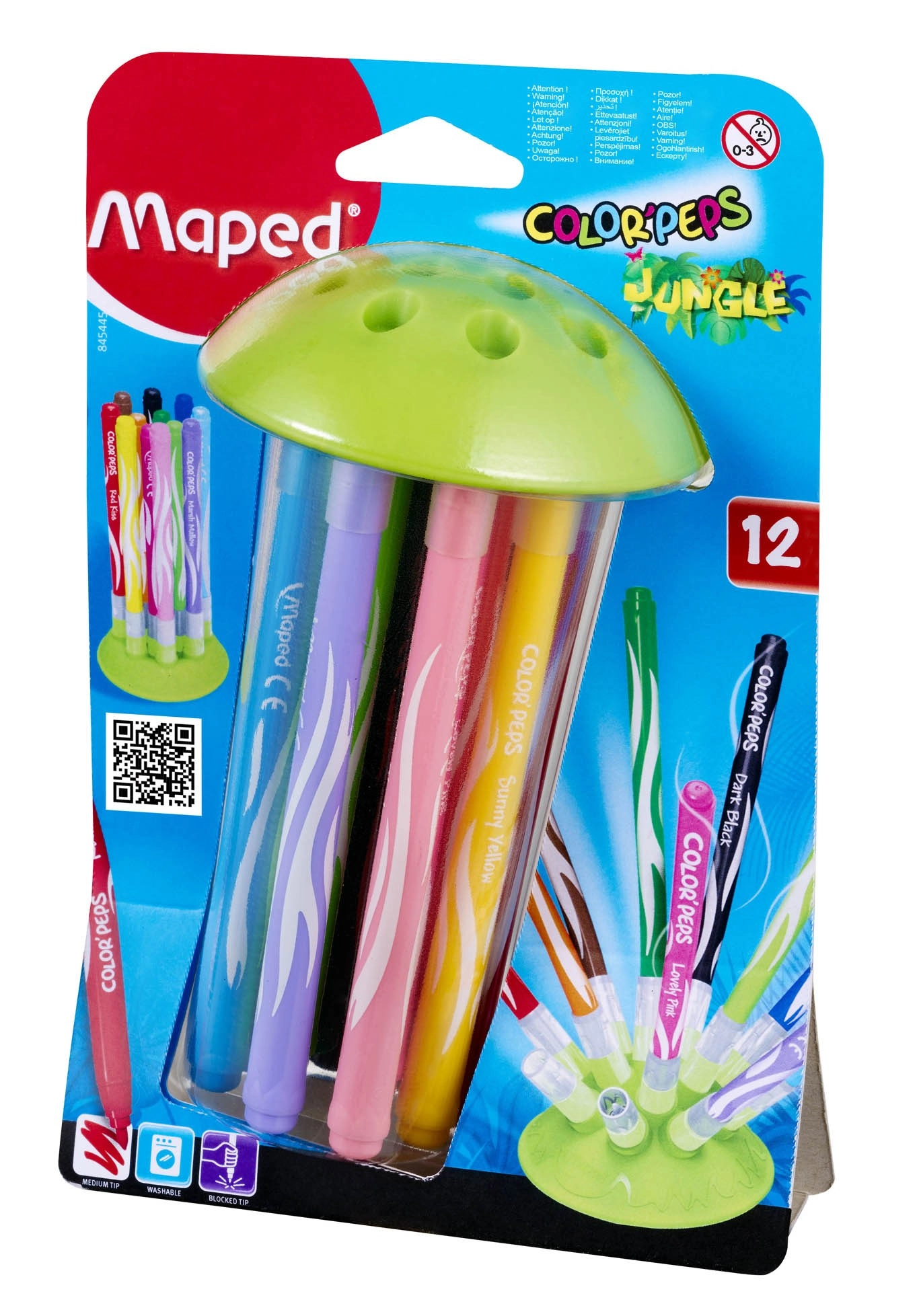 Color Peps Felttip Monster - 12 Colors
