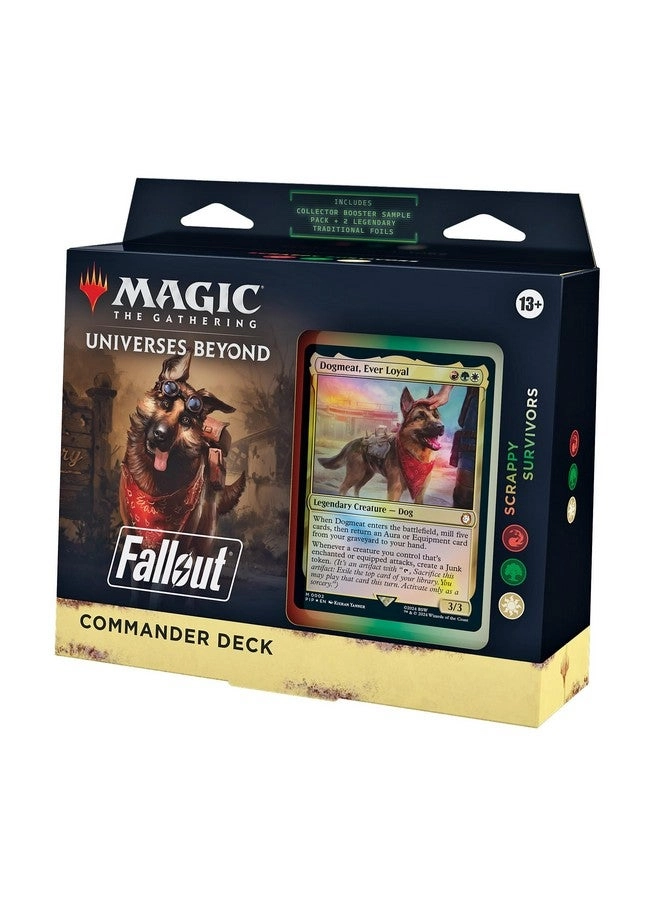 Magic: the Gathering Fallout Commander Deck - 100-Card + Collector Booster - 2-Card + Accessories