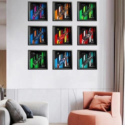 Display Wallboard Wall Mount Speed F-1 for Lego 77242 77243 77244 77245 77246