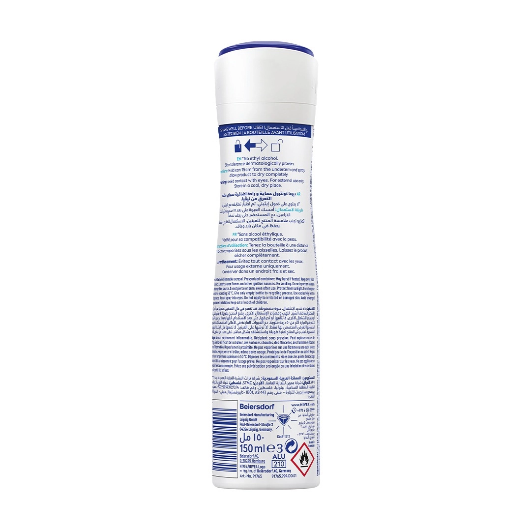 Derma Control Defend - 150ml Anti-Perspirant Spray
