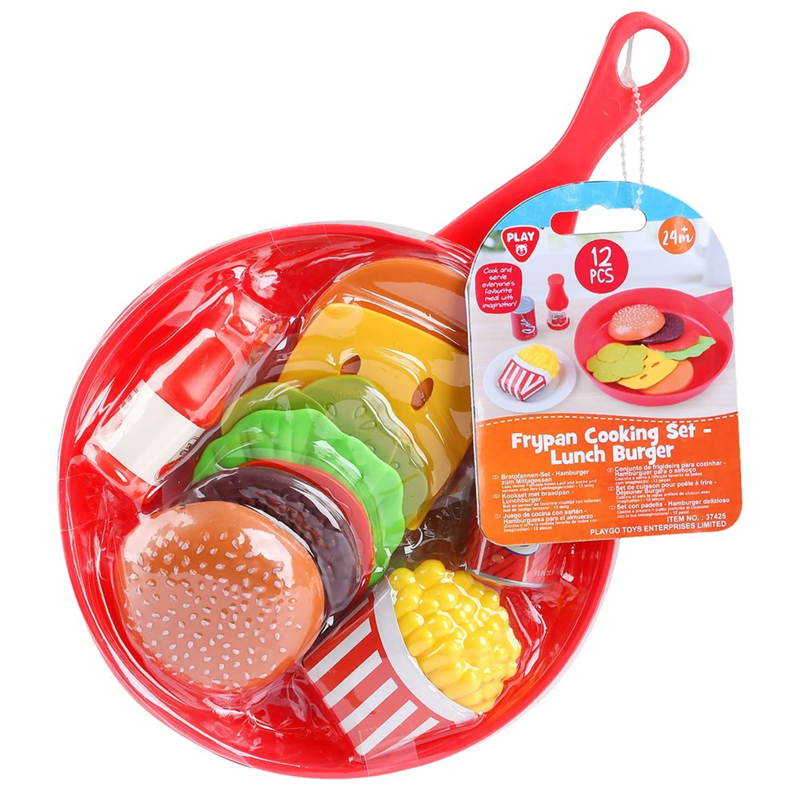 Play&Go Frypan Cooking Set - 12 pcs (2169971-37425_PL)