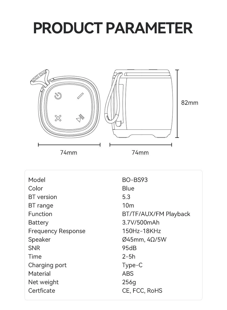 Portable Hanging Speaker