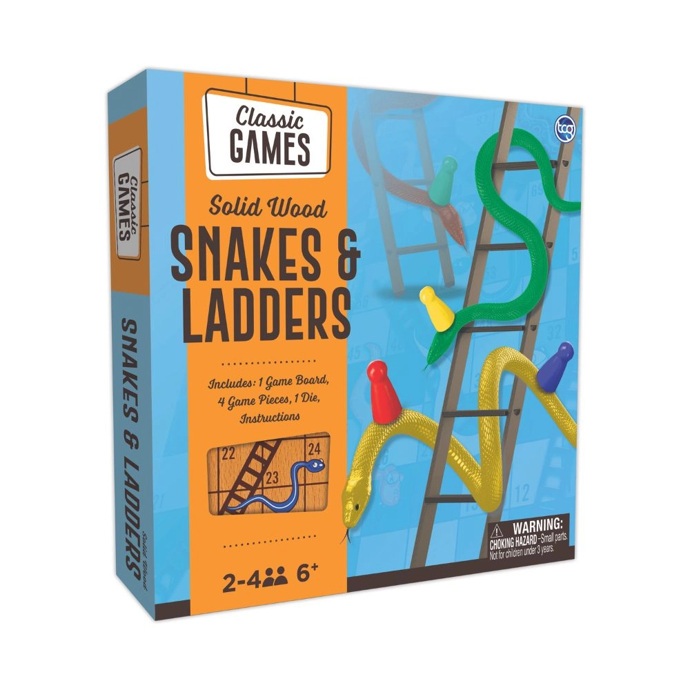 Snakes & Ladders - Premium Wooden