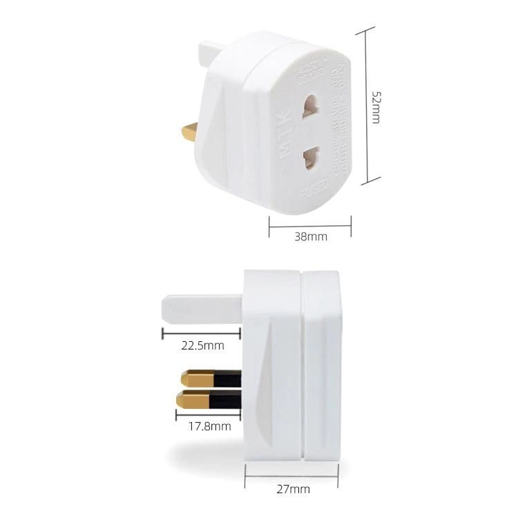Shaver Plug Adaptor - 2 Pin to 3 Pin