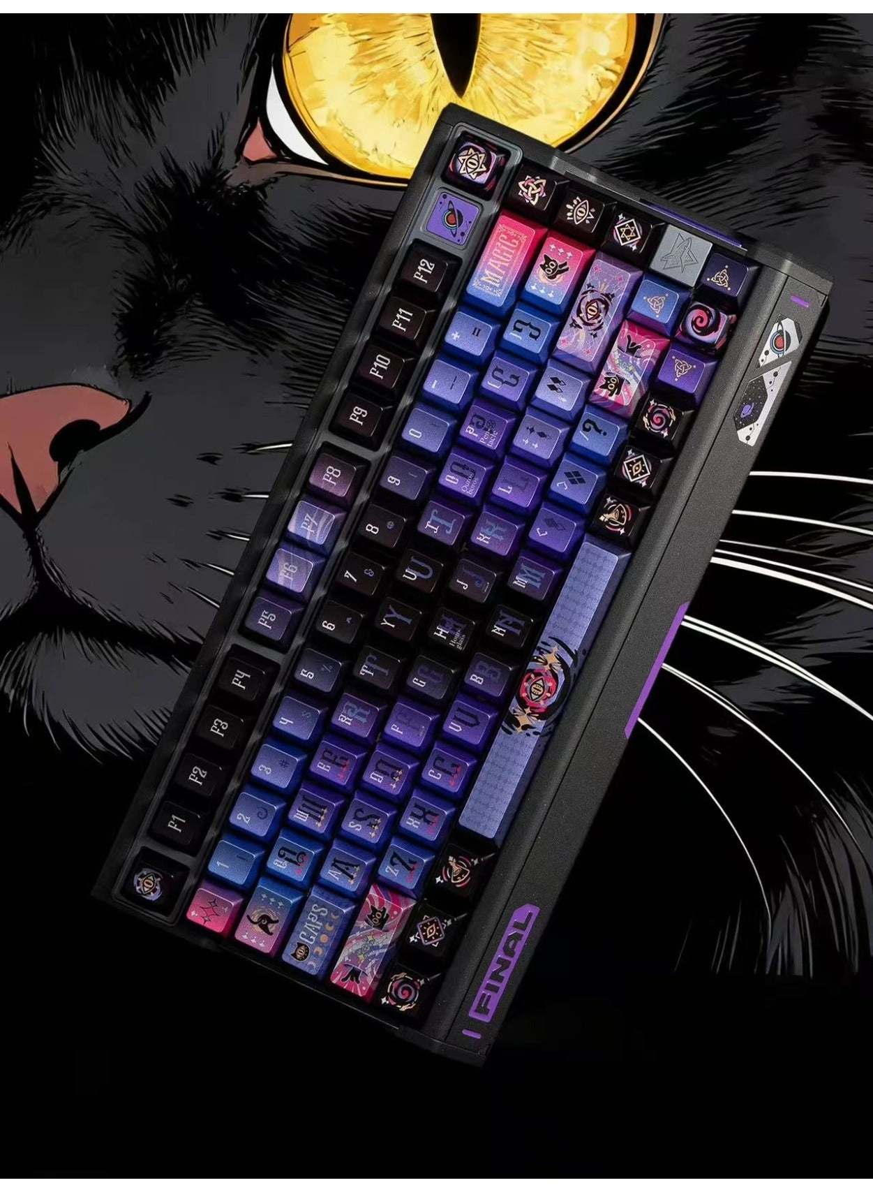 Keycaps Set - 144-Key PBT Dye-Sublimation