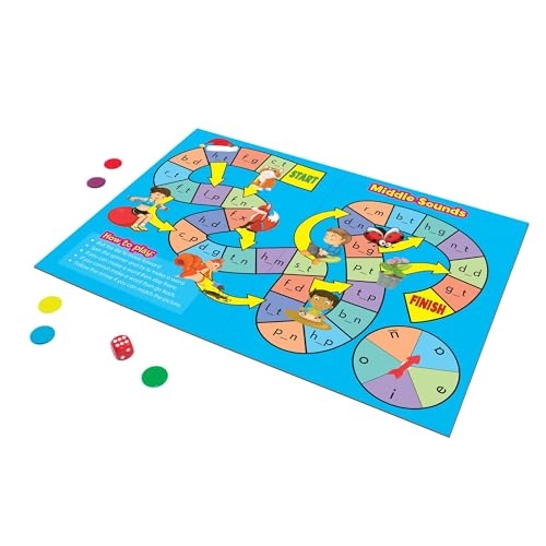Phonics Board Games - 4 - 8 years 6 pieces