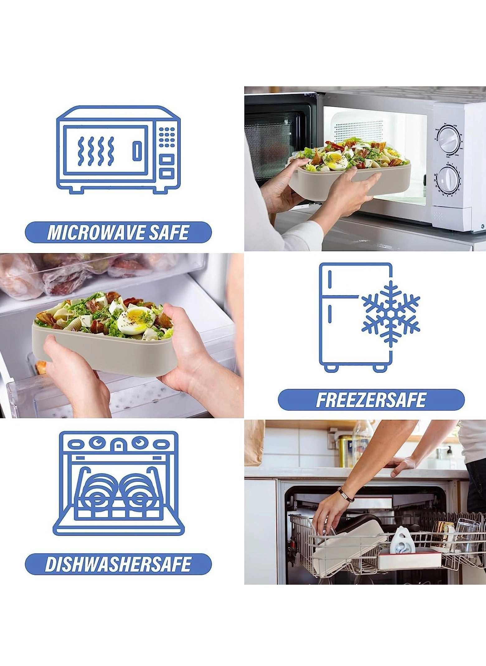 bento box - 304 Stainless steel Double-deck