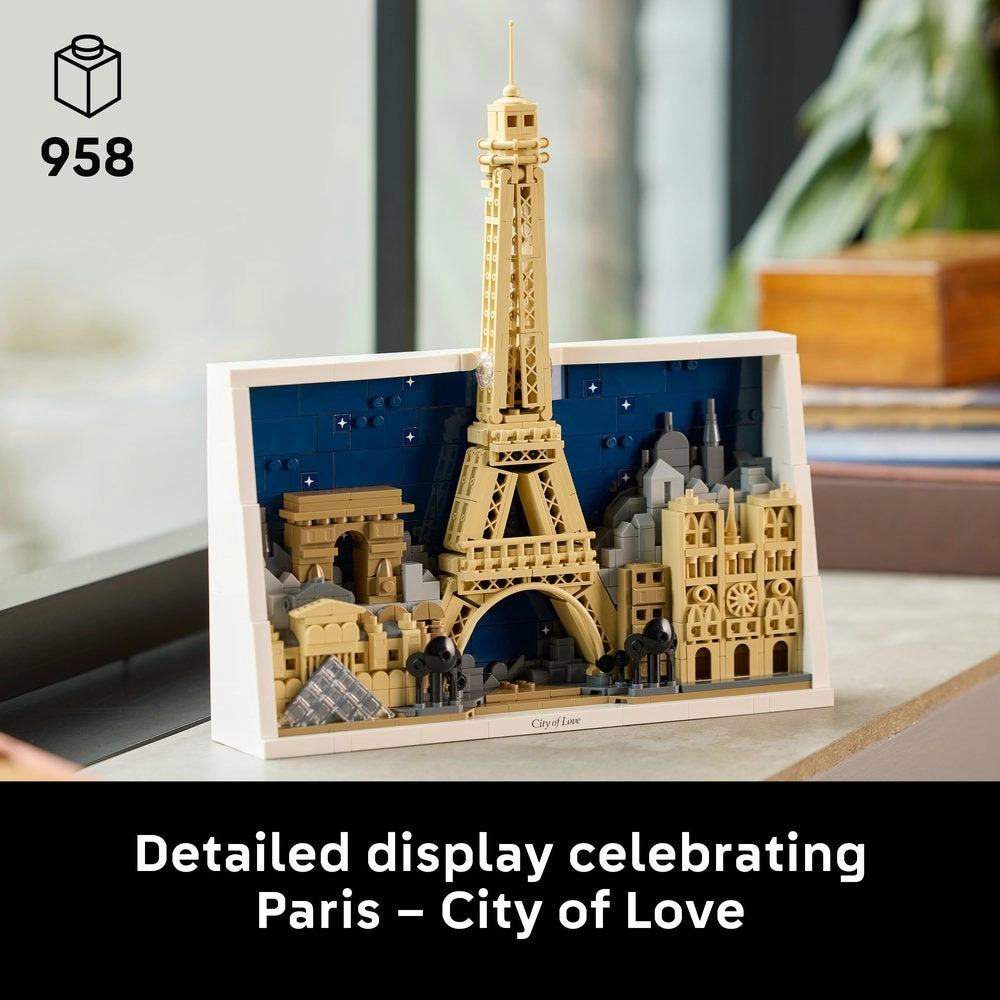 Architecture Paris – City of Love (21064) - Home Decor 3D Wall Art