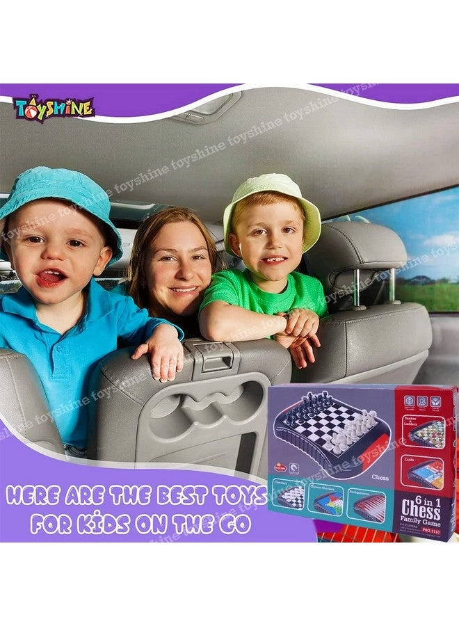 Magnetic Board + Chess + Ludo + Checkers + Backagammon + Snakes and Ladders