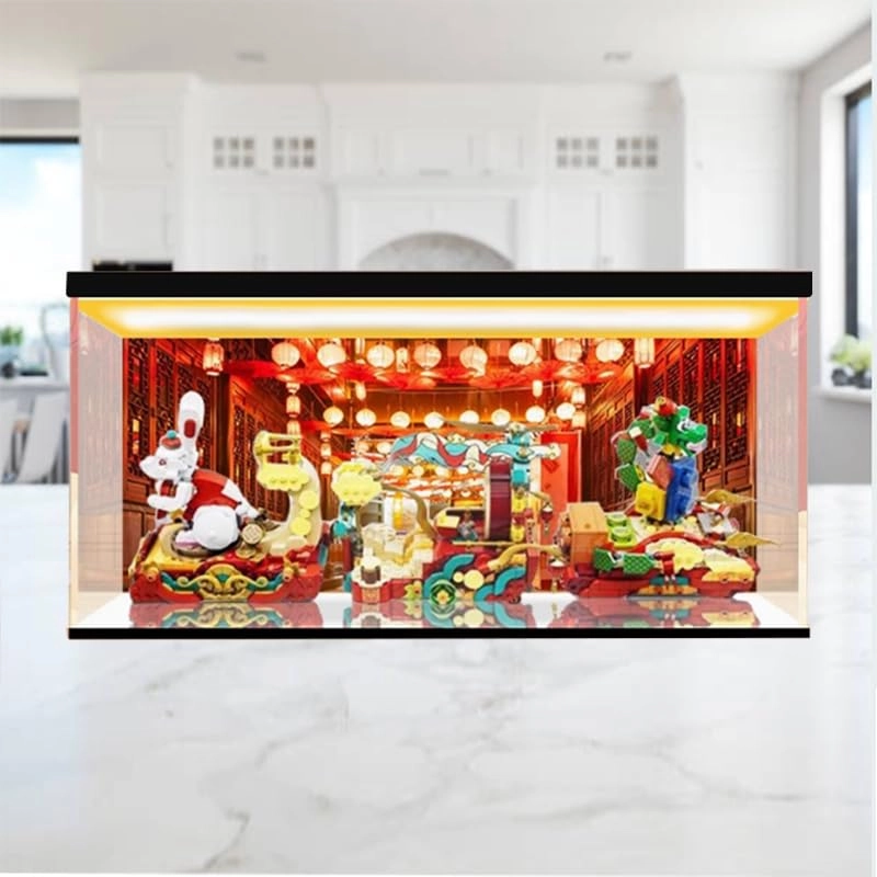 Display Case (80111) - 50x20x20cm Background+top Light