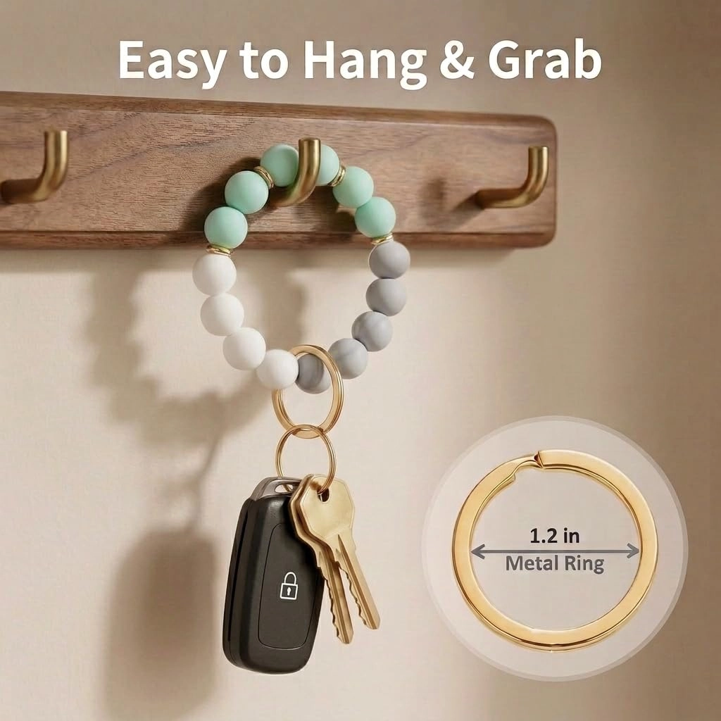 Key Ring Bracelet - Car