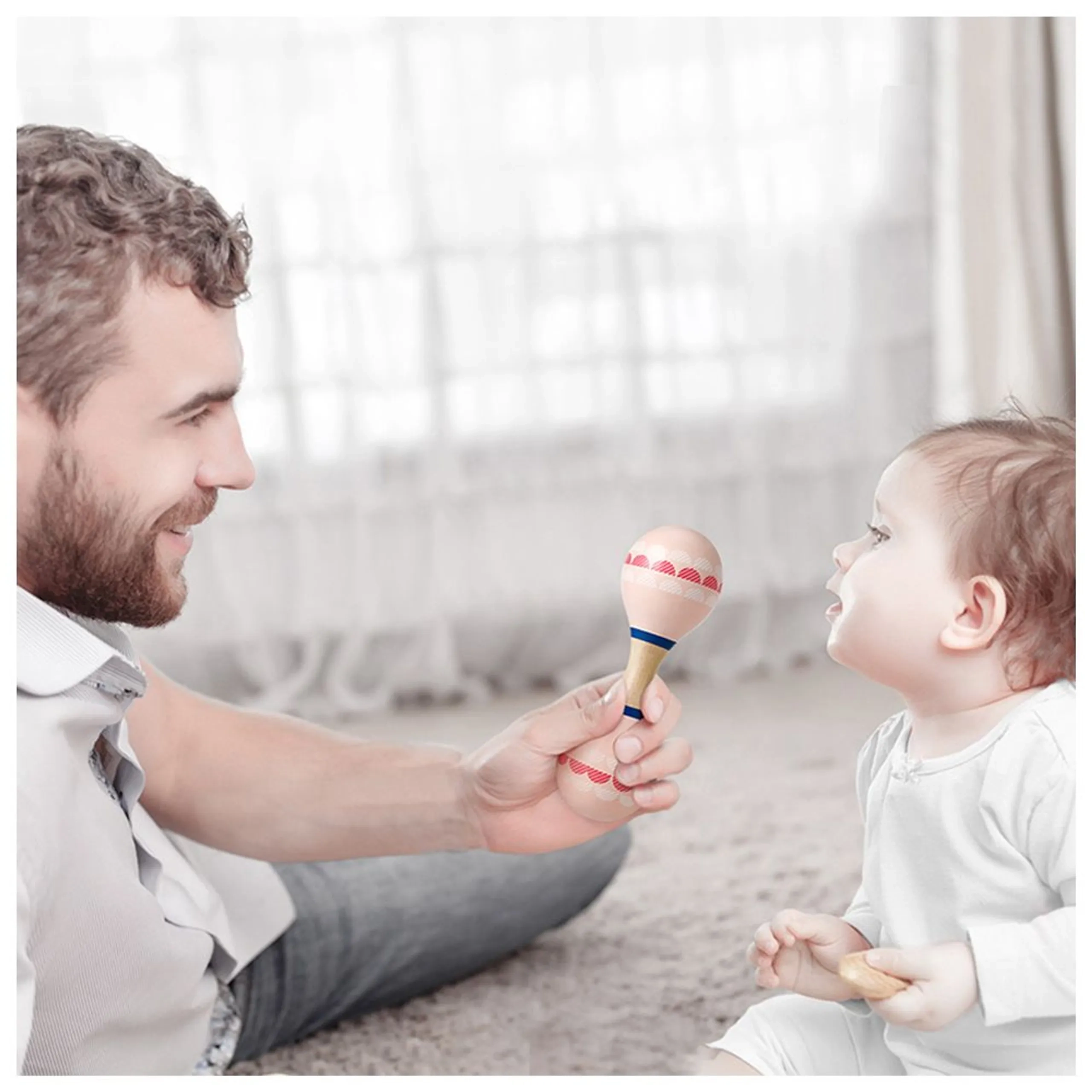 Baby Hammer Rattle - Suitable for 3 to 6 months