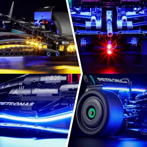 LED Light for Mercedes-AMG F1 W14 E Performance (42171) - Cool white Battery Powered