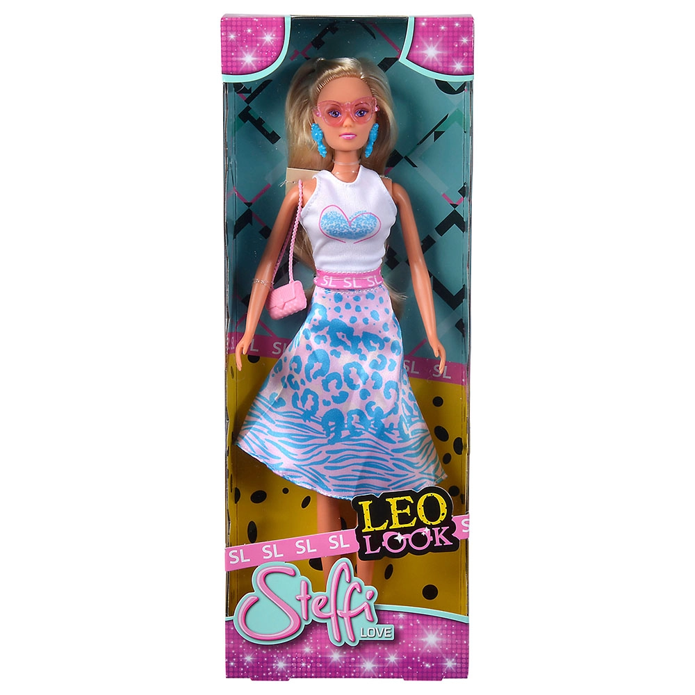 Steffi Love Leo Look Doll Set - 29cm Light Blue Ages 3+
