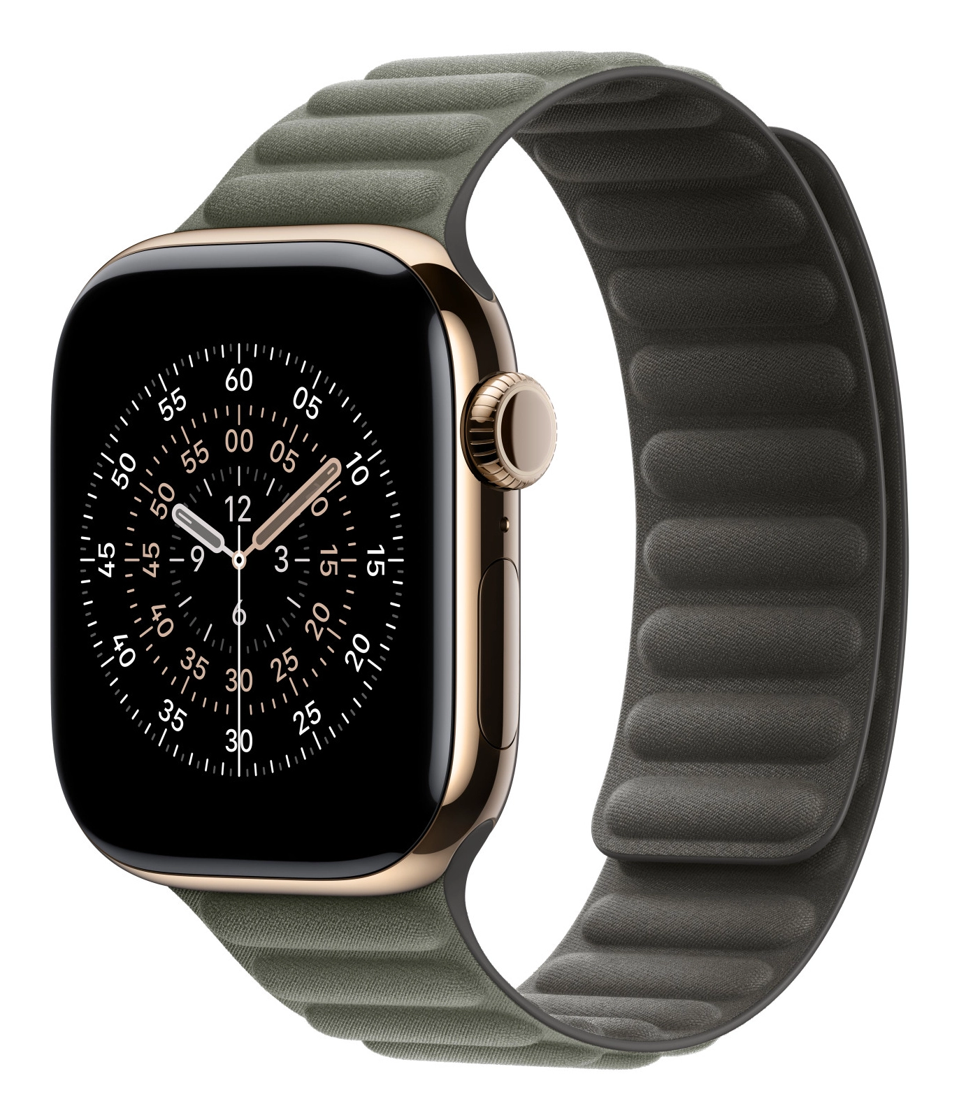 Watch Band for Apple Watch 42mm - Polyester Magnetic Sage Gray Medium