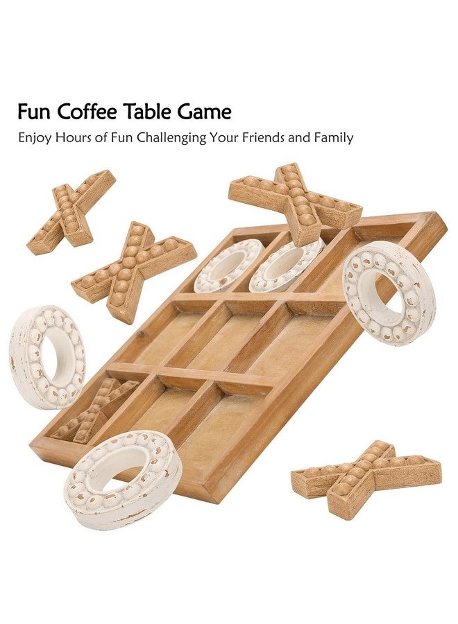 Tic Tac Toe - Cute Bear Decorative Wooden Travel