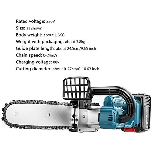 Mini Electric Cordless Chainsaw - 8 inch Brushless 3.0AH