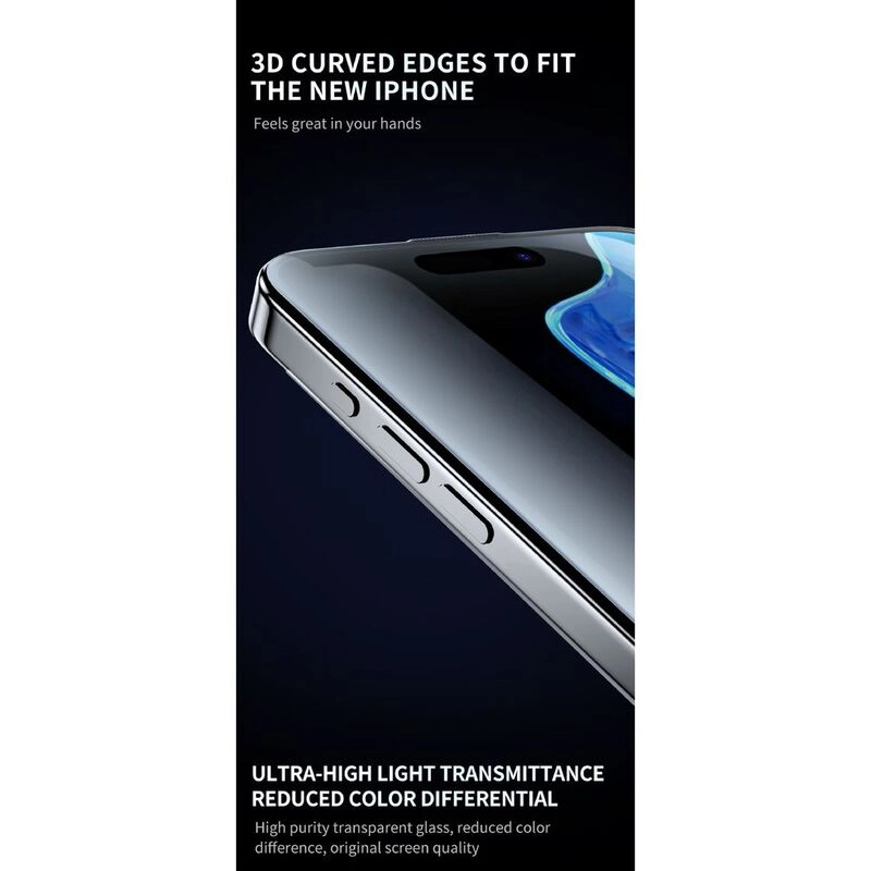 Momax HD Tempered Glass Screen Protector for iPhone 15