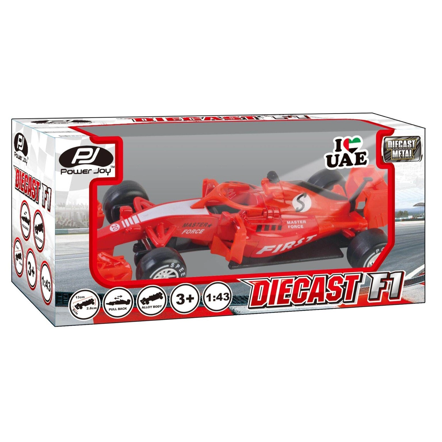 Vroom Vroom Diecast Metal - F1 - 1:43 1pc