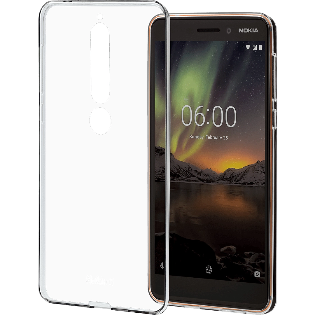 Slim Crystal Cover CC-110 Clear Case for Nokia 6.1