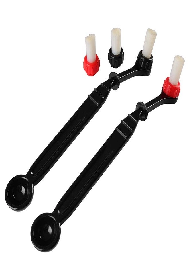 CAFEMASY Espresso Machine Cleaning Brush Kit - 2 Pieces Detachable Brush Heads