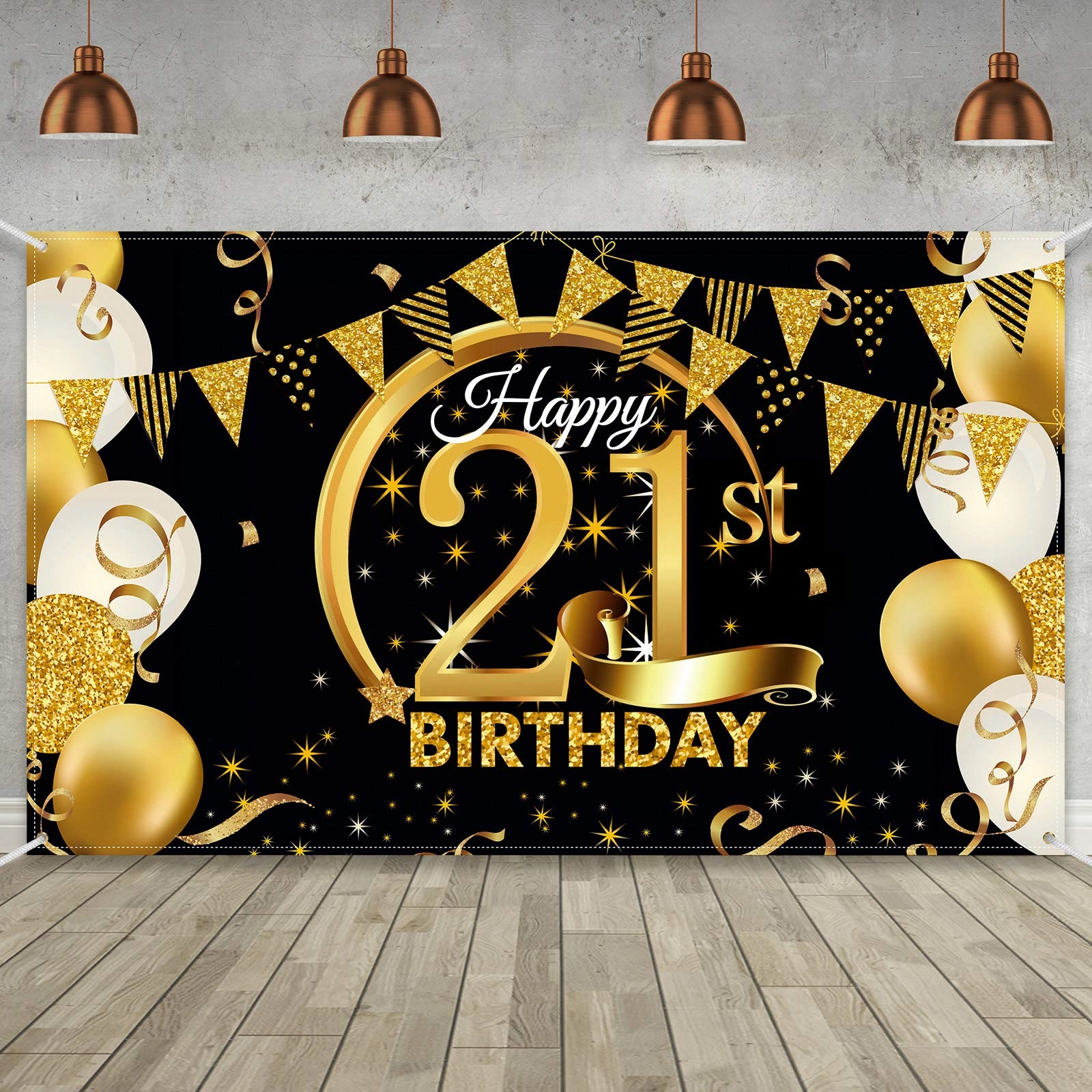 70s Theme Party Decorations Backdrop Banner - Birthday Party