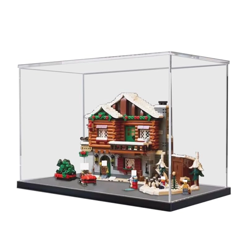 Lego Icons 10325 Display Case - White Bottom 15.74x7.87x9.84in.
