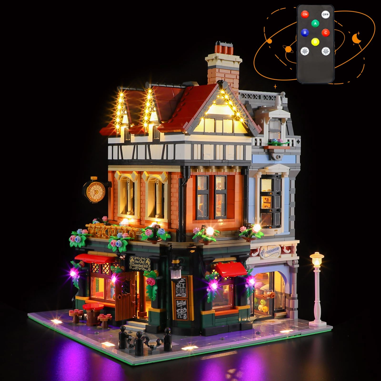LIGHTAILING LED Light Kit for LEGO Tudor Corner 10350