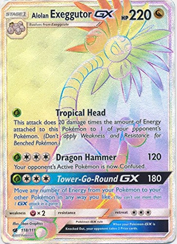 Pokémon Alolan Exeggutor-GX 118/111 - Sun & Moon: Crimson Invasion