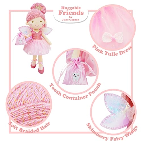 Tooth Fairy Doll Anastasia 43.18 cm Plush - Pink Outfit Wings