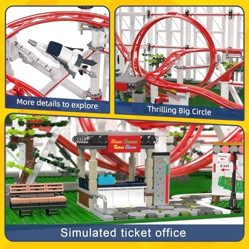 Roller Coaster Building Kit - 3646 pcs
