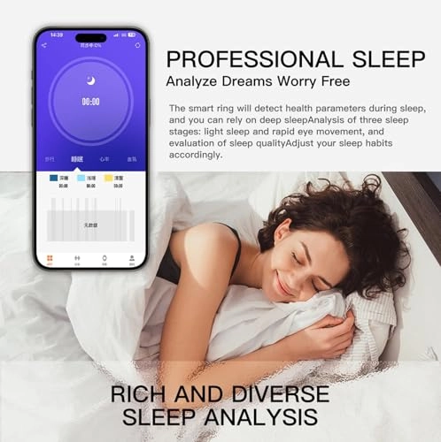 TK7-SMARTRING - Blood Pressure Monitor Heart Rate Monitor Sleep Tracker