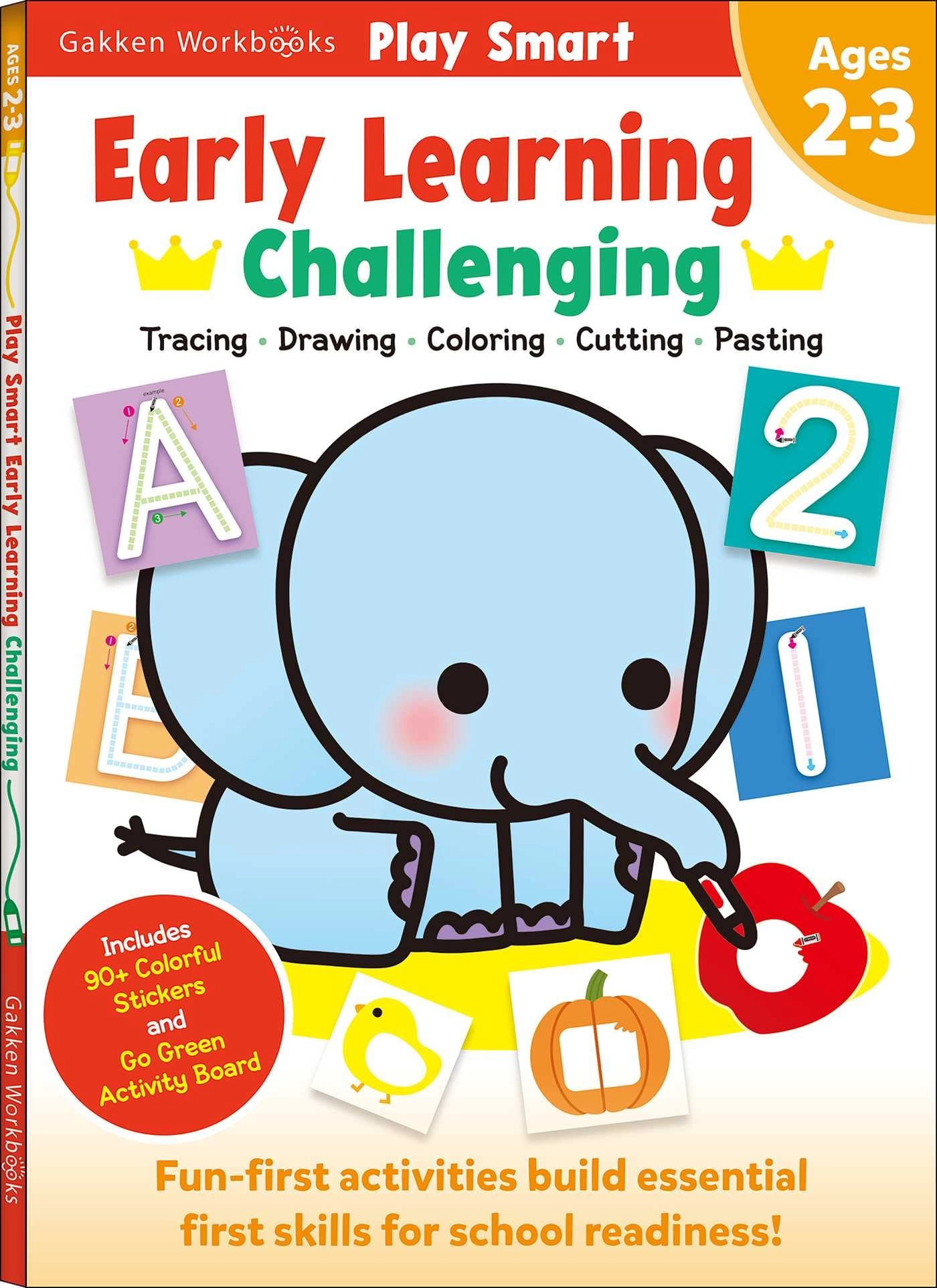 MZA STORES Play Smart Early Learning Pre-k Activity Workbook