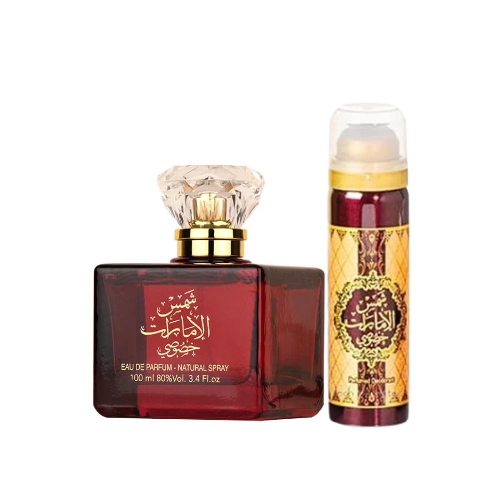 Ard Al Zaafaran SHAMS AL EMARAT KHUSUSI Eau de Parfum 100ml + DEO 50ml