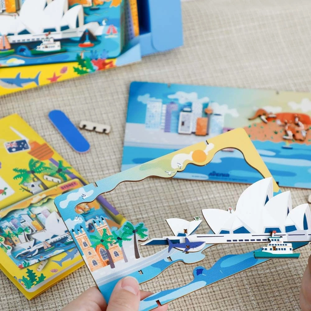 Lets Travel Together 3D Cityscape Building Kit