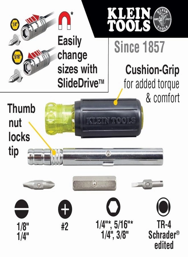 Multi-Bit Screwdriver - Magnetic 8-in-1
