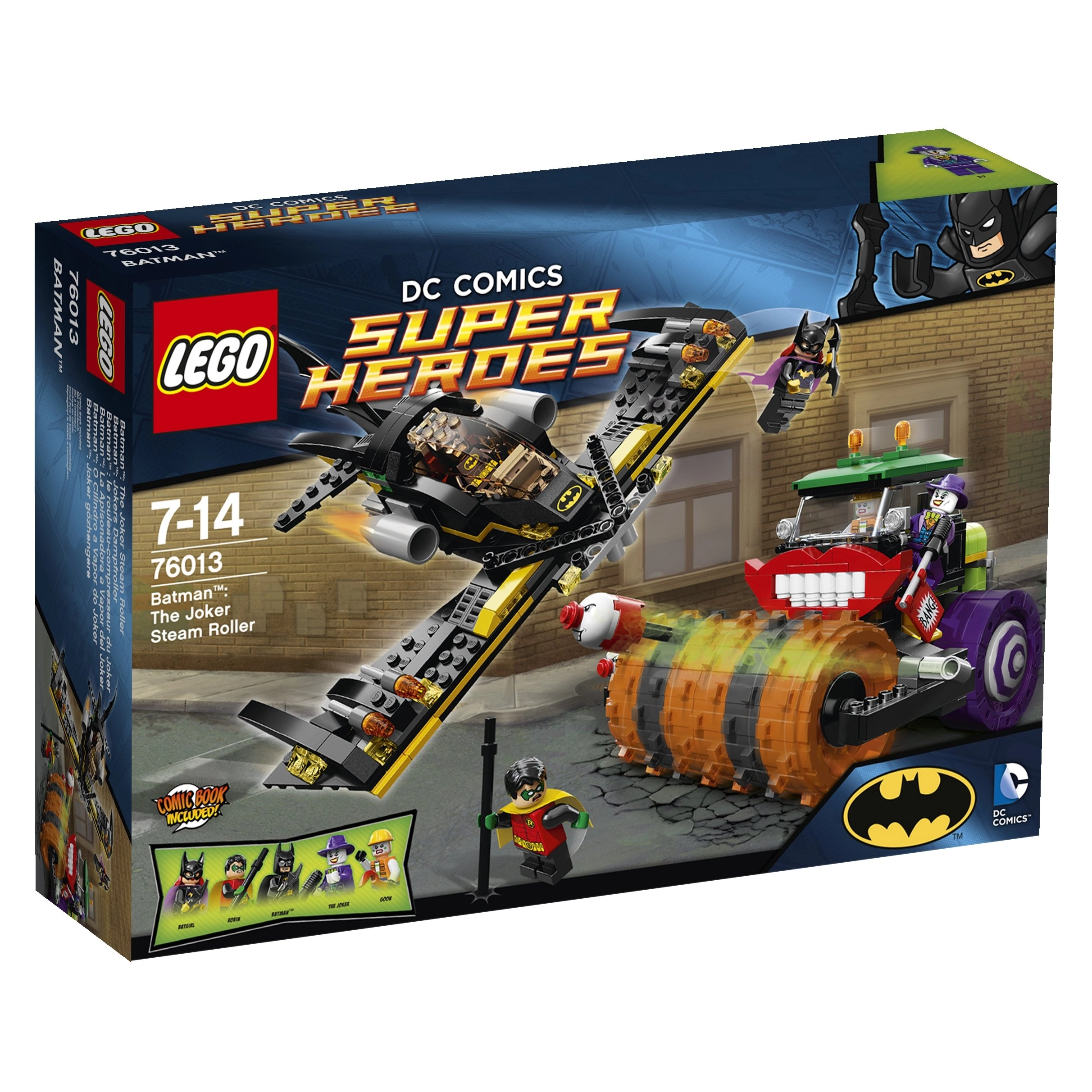 LEGO DC Comics Super Heroes The Joker Steam Roller - 5 minifigures