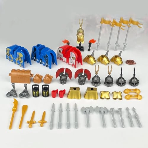 Medieval Knight Weapons and Armor Set - 61 Pieces