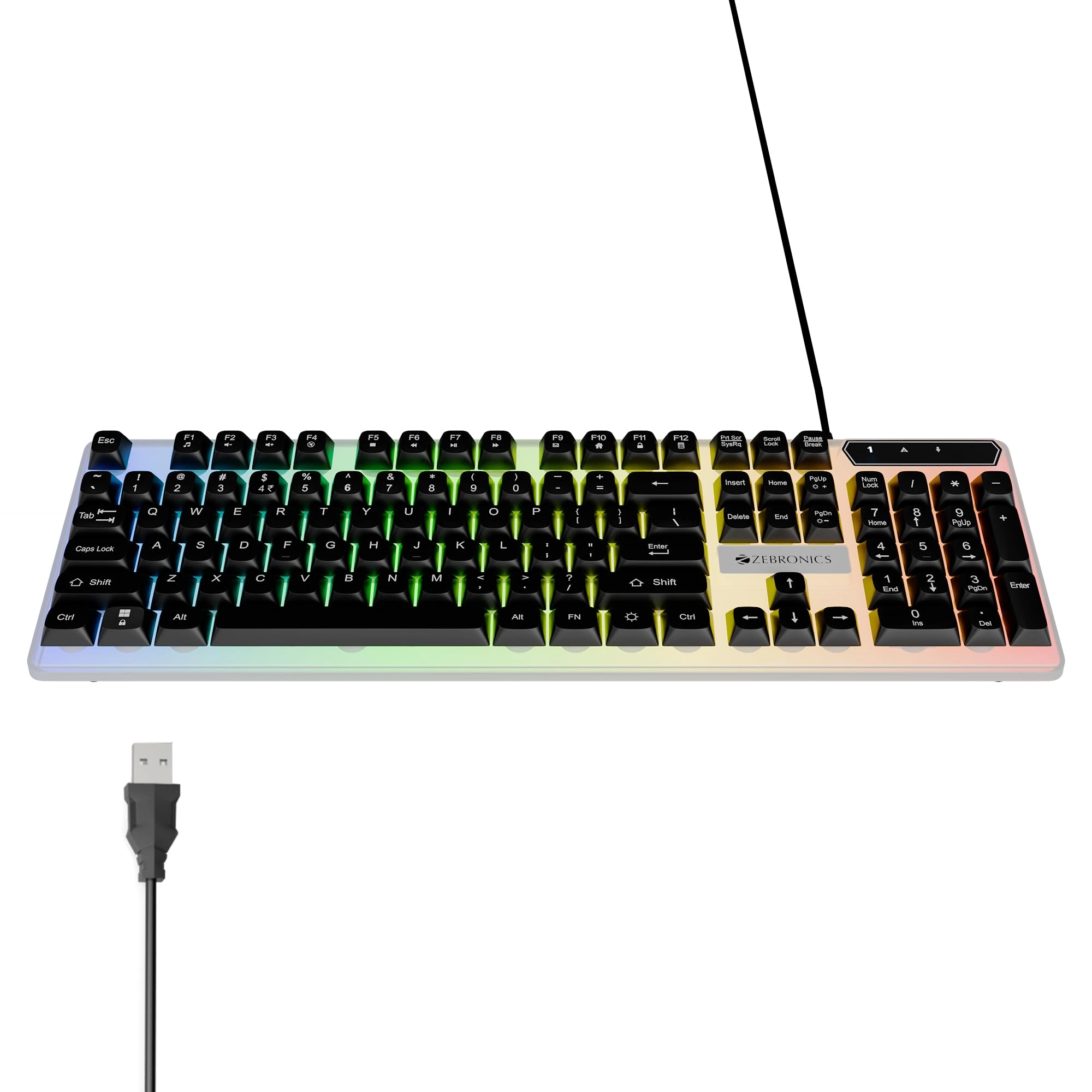 Wired Keyboard & Mouse Combo - QWERTY Wired