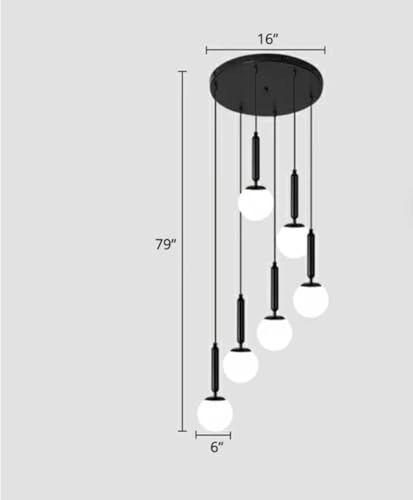 Jhoomar Hanging Light - 6 Light Chandelier