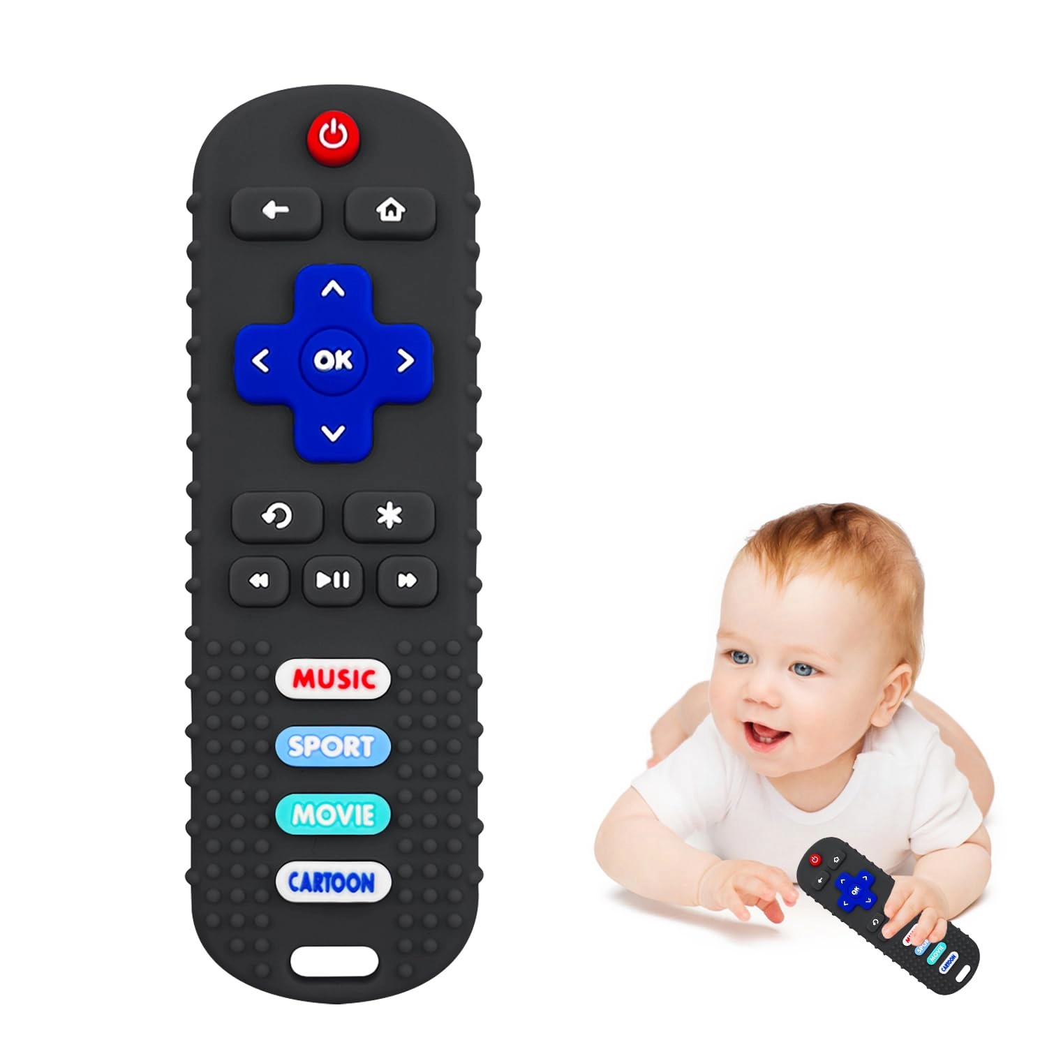 Remote Control Teether - Silicone