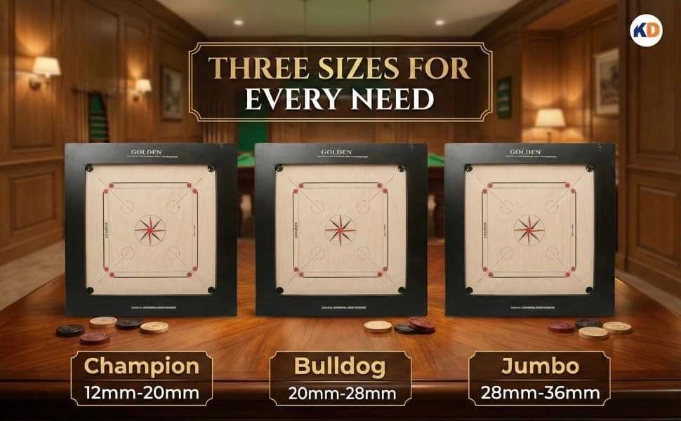 AAR-Kay Carrom Board - Vintage Plywood Champion