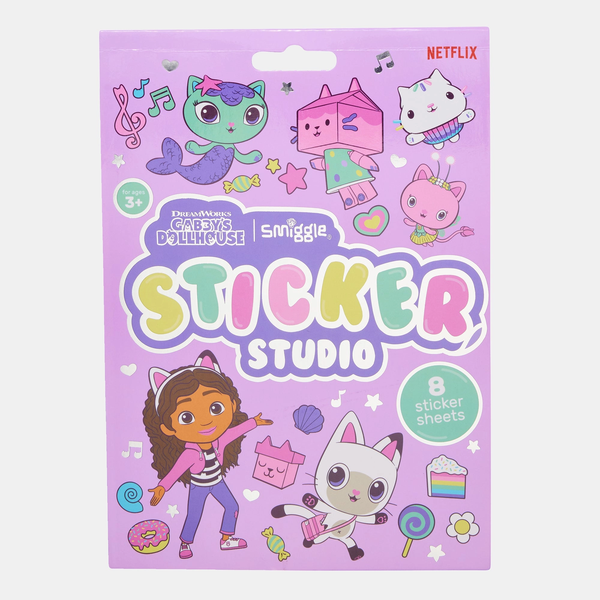 Smiggle Gabbys Dollhouse Sticker Book 300 pcs