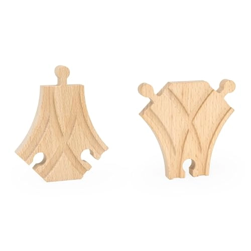 Short Curved Switching Track Set - 2-Pieces