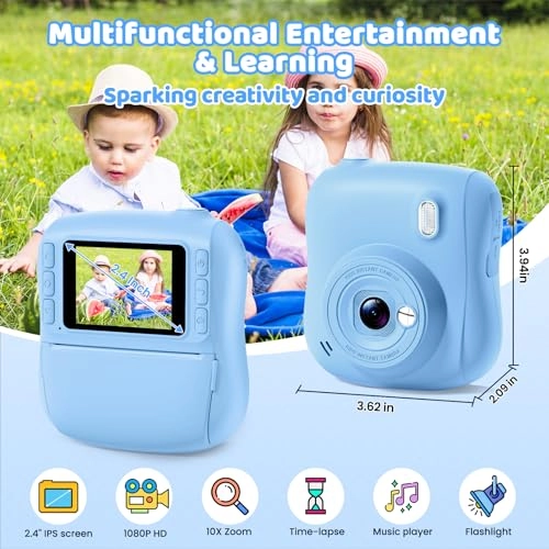 Children's Camera - Instant Print 1080P 32GB