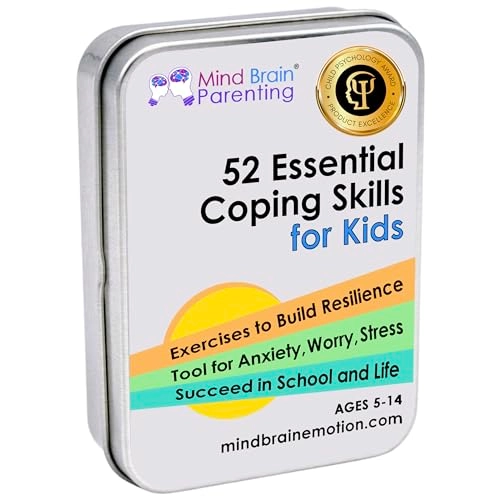 52 Essential Coping Skills for Kids - 5 - 15 years 52 pieces