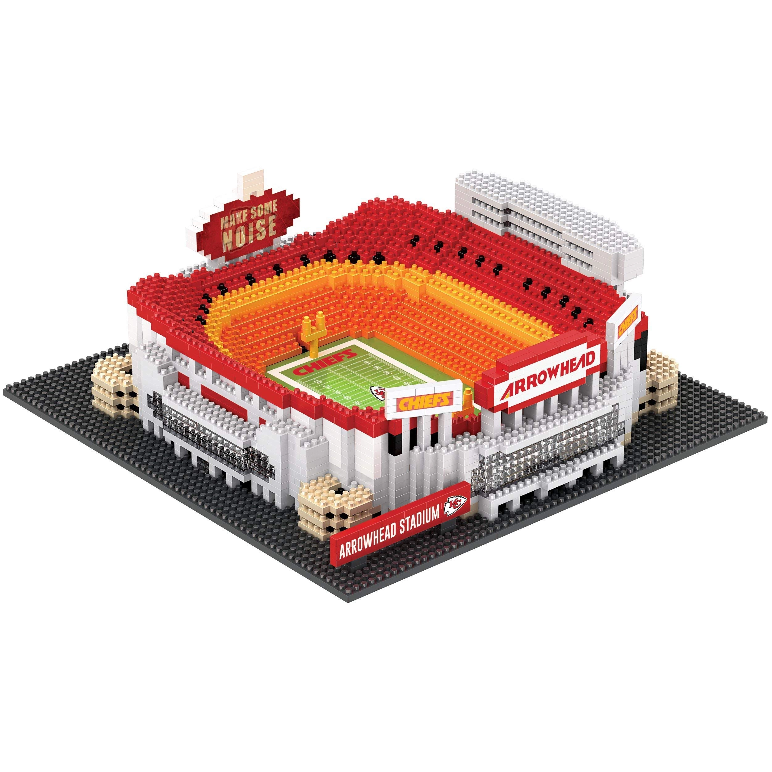 Team Beans, LLC NFL 3D BRXLZ Stadium - Kansas City Chiefs 12pcs