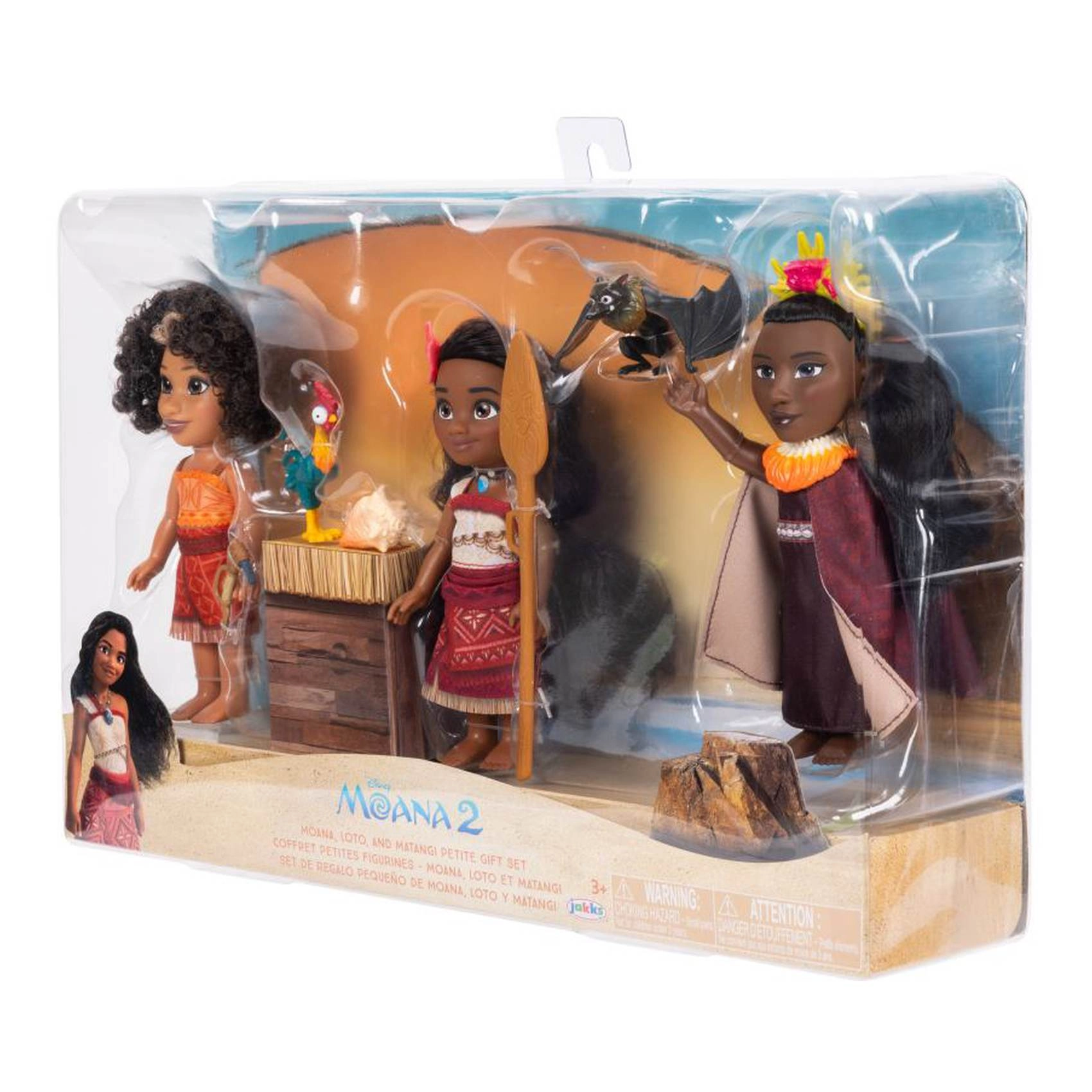 Moana Doll + Maui Doll + Pua Doll + Heihei Doll