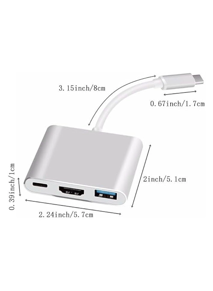 USB-C Hub - HDMI VGA 100W PD